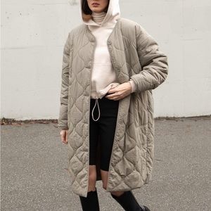 Oak + Fort Quilted Jacket